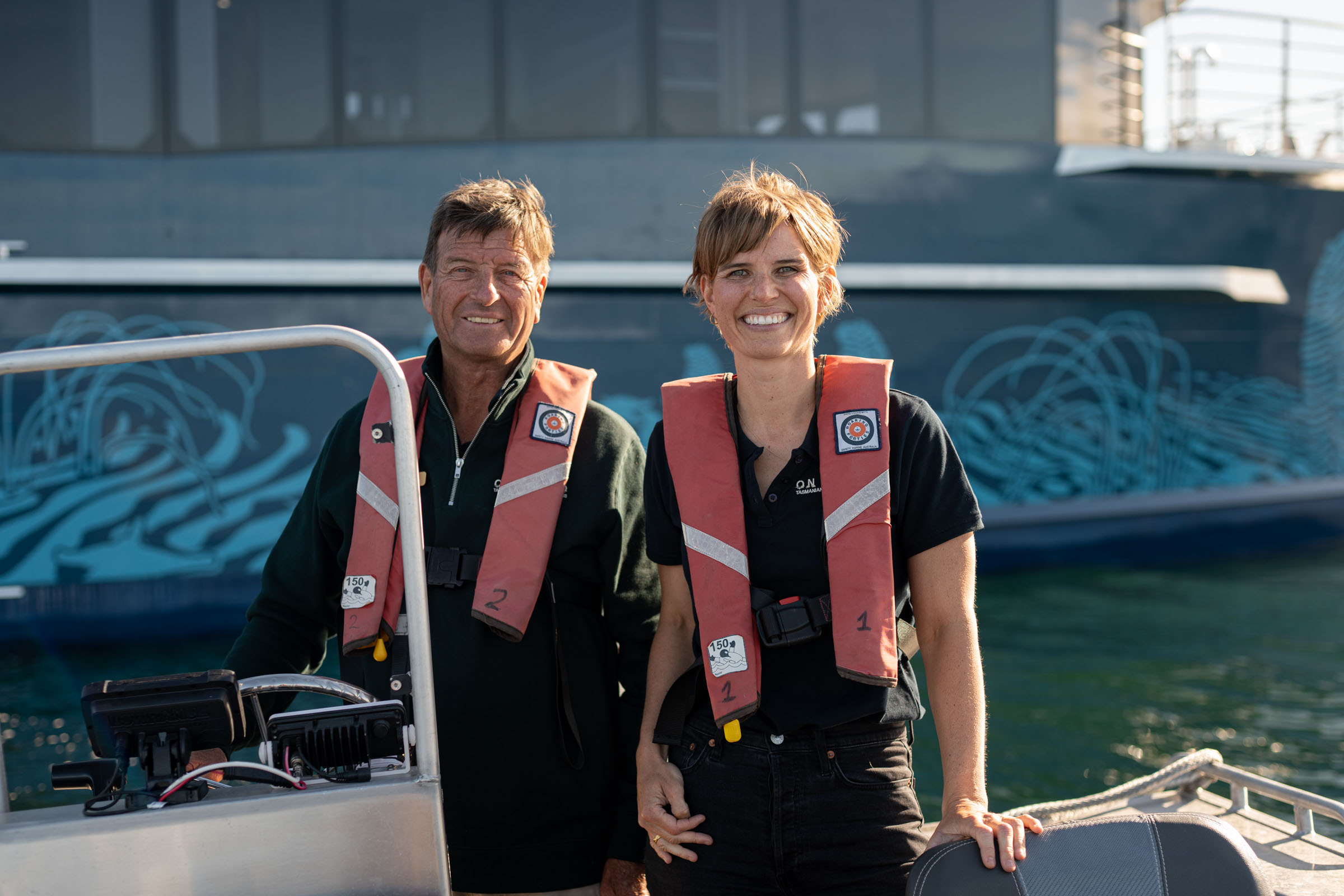On Board's Pieter and Alice van der Woude