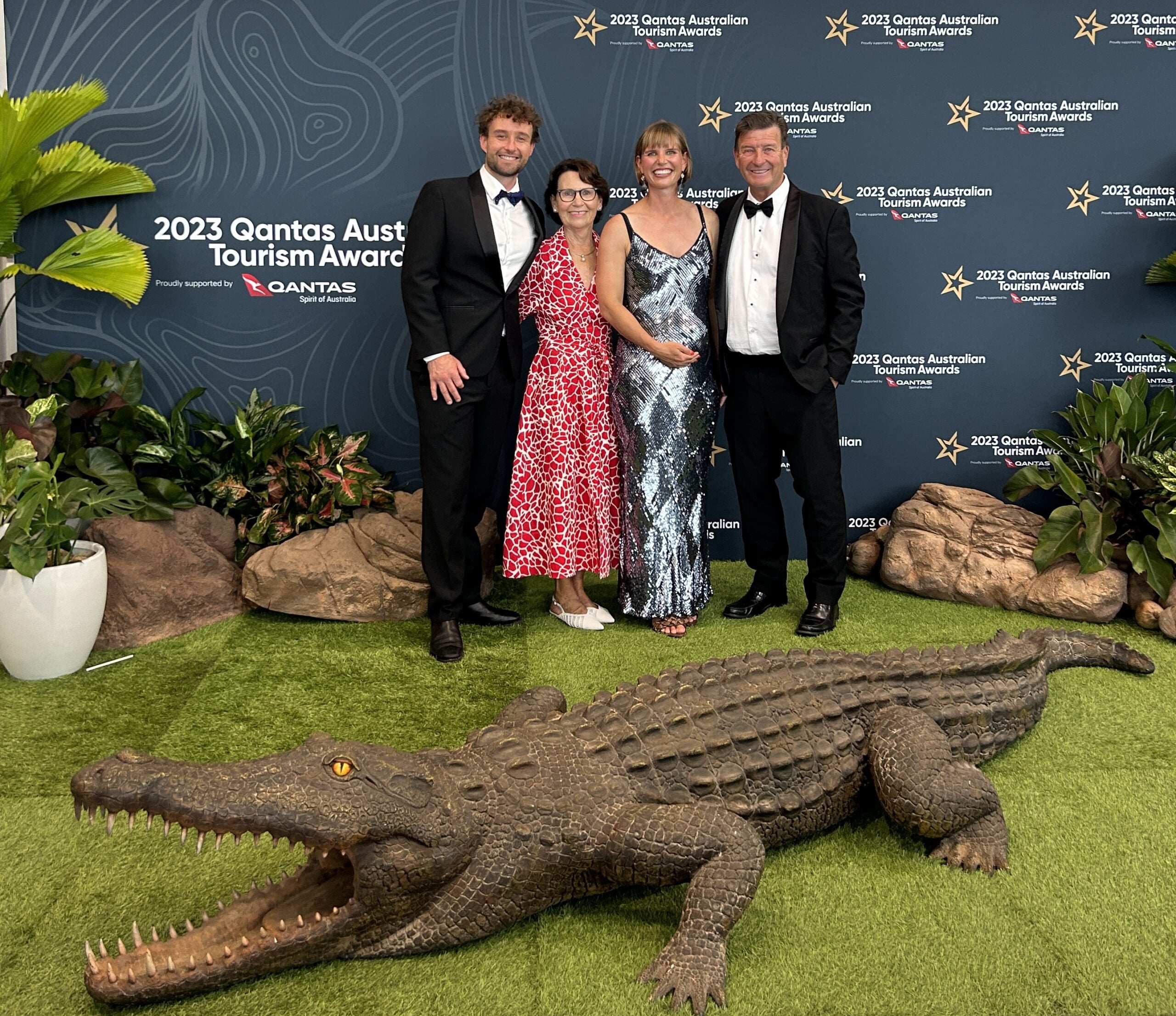 2023 Australian Tourism Awards Gold On Board Trophy 1